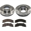 Front Brake Rotors and Pads Fits 2012-2019 Nissan NV1500 NV2500 NV3500 3pc Kit