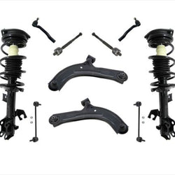 Barras de acoplamiento y enlaces de brazos de control de puntales delanteros para Nissan Versa 1.8LS y SL 2007-11