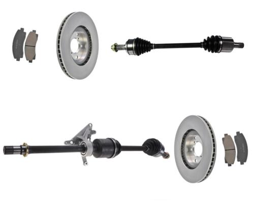 Front Axles Rotors & Pads for Acura TL All Wheel Drive Manual Transmission 10-14