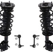 Fits 07-08 Ford Edge Front Complete Coil Spring Strut Assembly Sway Bar Link 4pc