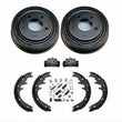 Brake Drums Shoes Wheel Cylinders Spring Fits Ford Bronco Full Size 1987-1996