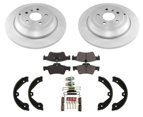 Fits Mercedes R350 2006-2012 With Solid Rear Rotors Brake Pads Parking Shoes