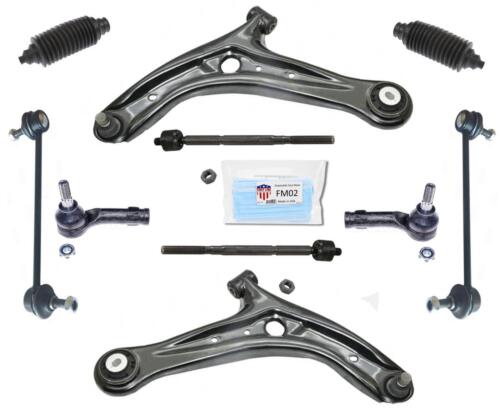 Brazos de control inferiores delanteros, varillas de amarre y enlaces exteriores interiores para Ford Fiesta 2011-2017