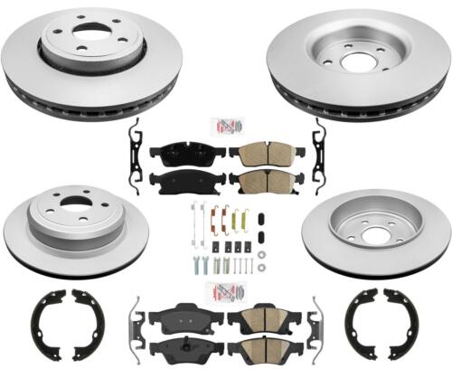 330MM Coated Disc Brake Rotors & Pads Fits 2011-2021 Jeep Grand Cherokee