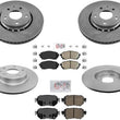 Coated & Balanced Disc Rotors Brake Pads for 2019-2021 Mazda 6 Natural Aspirated