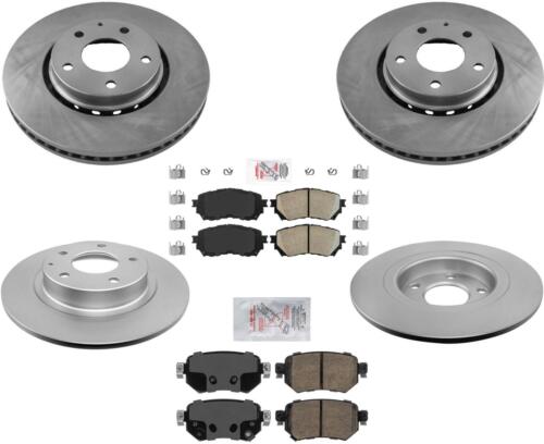 Coated & Balanced Disc Rotors Brake Pads for 2019-2021 Mazda 6 Natural Aspirated