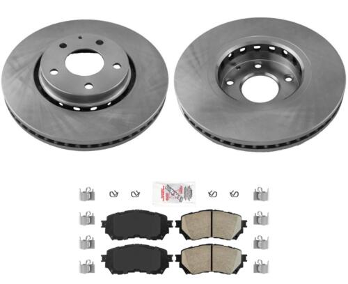 FRONT Coated Disc Rotors Brake Pads for 2019-2021 Mazda 6 Natural Aspirated