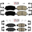 AmeriBrake Ceramic F&R Brake Pads, w Hardware for 19-21 CX-5 Natural Aspirated