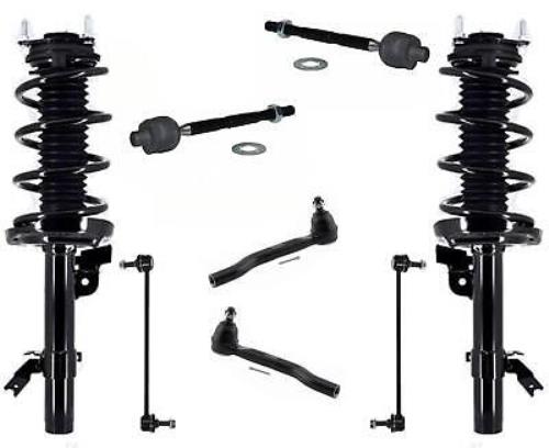 Front Complete Struts Assembly Links Tie Rods For 2016-2022 Honda Pilot