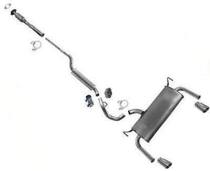 Silenciador de tubos de resonador de escape fabricado en EE. UU. para Ford Escape 13-2016 1.6 2.0 2.5L