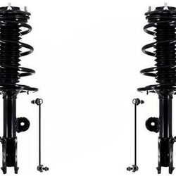 Front Complete Struts Coil Springs & Links For 2015-2017 Lexus NX200T F Sport