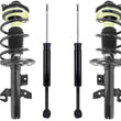 Front Complete Strut & Rear Shocks For Chrysler 200 Front Wheel Drive 15-2017