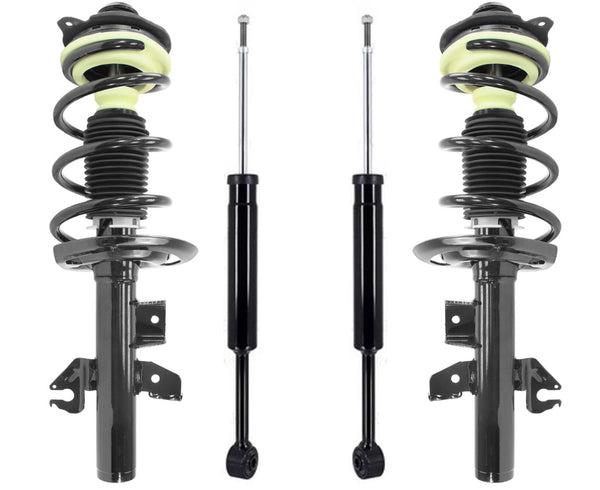 Front Complete Strut & Rear Shocks For Chrysler 200 Front Wheel Drive 15-2017