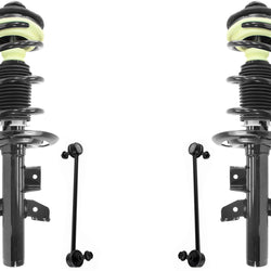 Front Complete Strut & Sway Bar Links For Chrysler 200 Front Wheel Drive 15-17