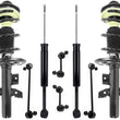 Front Strut Rear Shocks & Links For Chrysler 200 Front Wheel Drive 2015-2017