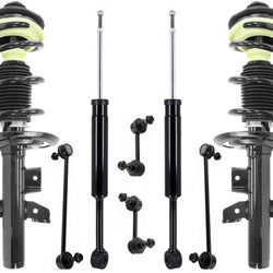 Front Strut Rear Shocks & Links For Chrysler 200 Front Wheel Drive 2015-2017