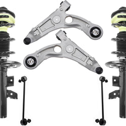 Front Struts Lower Control Arms Links For Chrysler 200 All Wheel Drive 2015-17