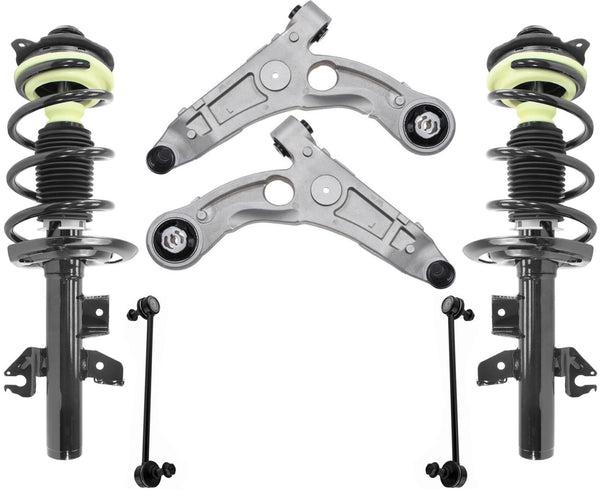 Front Struts Lower Control Arms Links For Chrysler 200 All Wheel Drive 2015-17