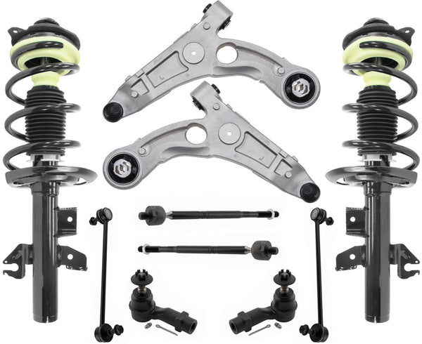 Front Struts Lower Control Arms Tie Rods & Links For 200 All Wheel Drive 15-17