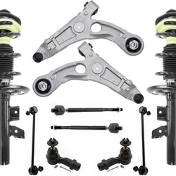 Front Struts Lower Control Arms Tie Rods Links For 200 All Wheel Drive 2015-17