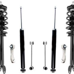 Front Struts Rear Shocks & Links For Mercedes Benz C300 Rear Wheel Drive 15-20