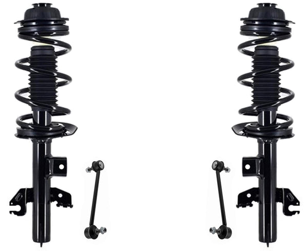 Front Complete Struts & Links For Jeep Cherokee 2014-2023 AWD Trailhawk