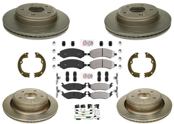 Kit de pastillas de freno de disco de carbono de alto rendimiento para Ram 1500 2011-2018