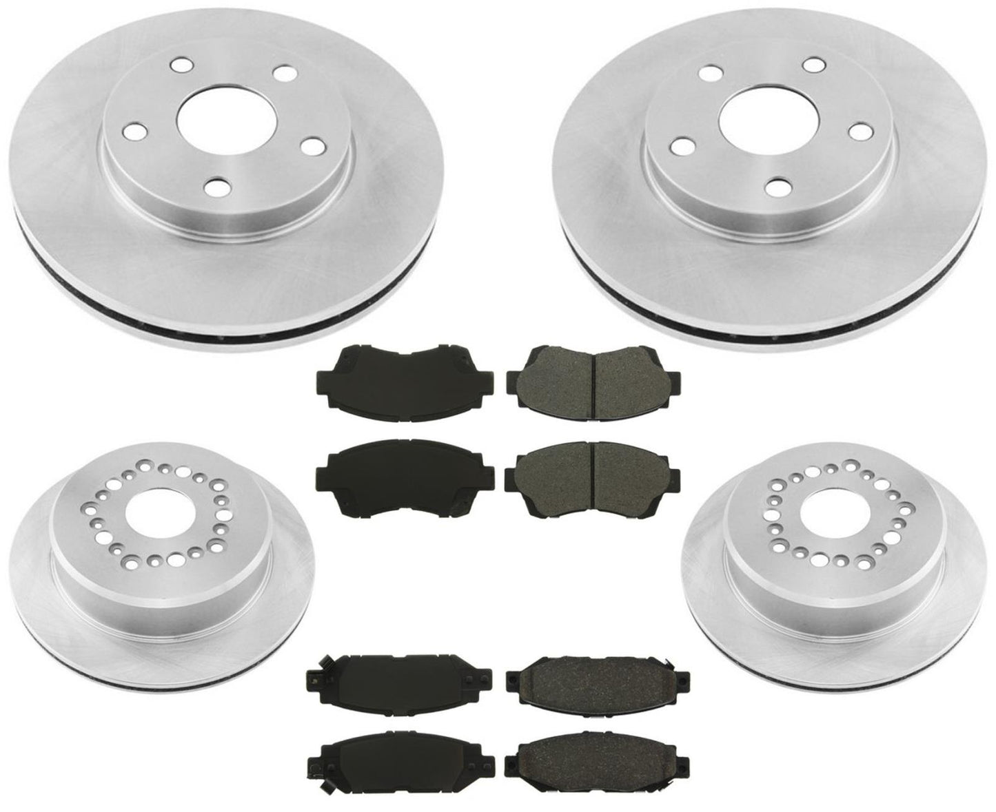 Fits 1995-1998 Lexus SC300 Front & Rear Brake Rotors & Pads