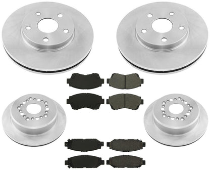 Fits 1995-1998 Lexus SC300 Front & Rear Brake Rotors & Pads