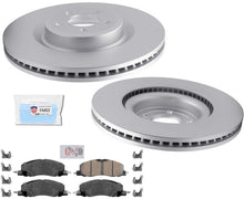 Coated Front 345MM Disc Brake Rotors Brake Pads for 2020-2023 Ford Explorer