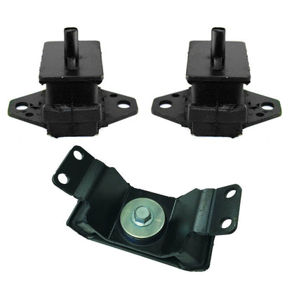 Soportes de motor de 3 piezas para modelos base de tracción en las 4 ruedas Toyota Tacoma 1999-2004