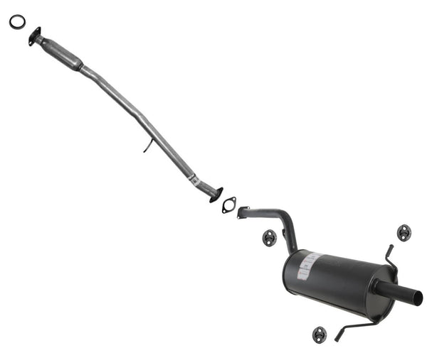 Resonator & Muffler Assembly Exhaust System for Subaru Forester 1999 2000 2002