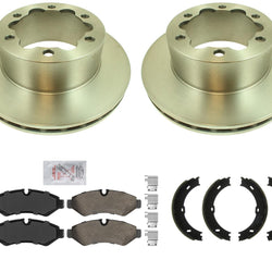 Rear Brake Rotors Metallic Pads Shoes for 2019-2020 Sprinter 2500 Single Rear Wl