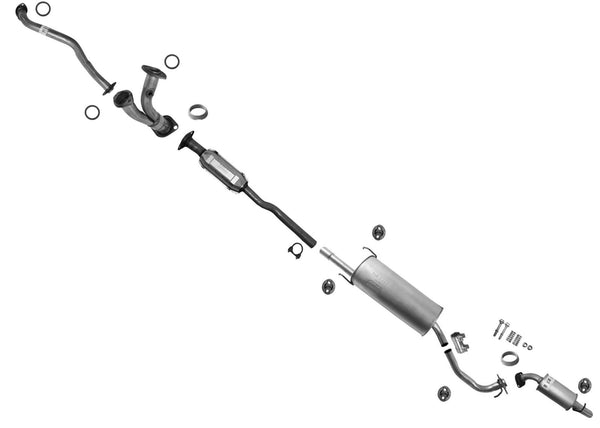 Catalytic Converter Muffler Resonator Pipe for Toyota Highlander Hybrid 2008-10