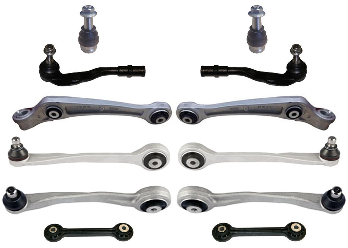 Front Lower & Upper Control Arms 10Pc Kit fits for Audi A4 13-15 A5 13-14
