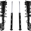 Front Complete Struts W/ Coil Spring & Rear Shocks For Lexus CT200H 2014-2017