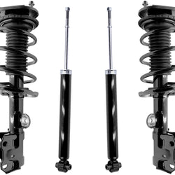Front Complete Struts W/ Coil Spring & Rear Shocks For Lexus CT200H 2014-2017