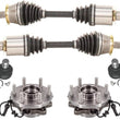 Front CV Drive Axle Shafts for Nissan Frontier 05-19 Pathfinder Xterra 05-12