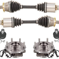 Front CV Drive Axle Shafts for Nissan Frontier 05-19 Pathfinder Xterra 05-12