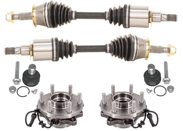 Front CV Drive Axle Shafts for Nissan Frontier 05-19 Pathfinder Xterra 05-12