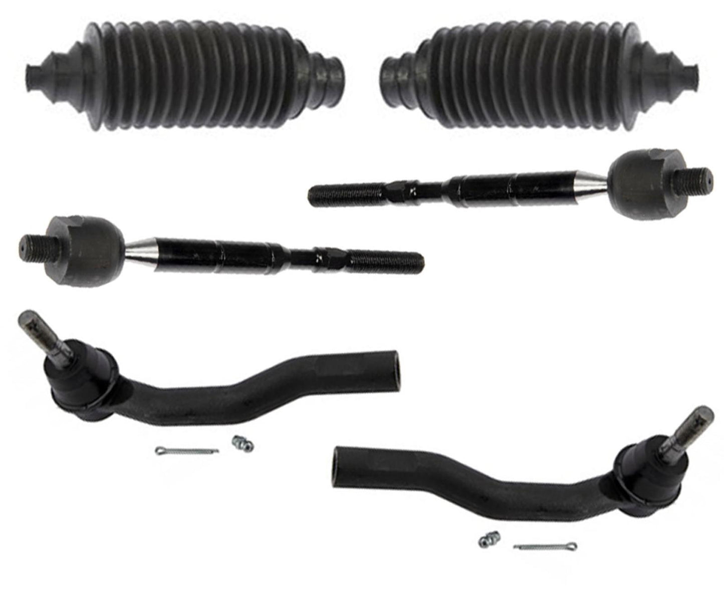 Varillas de amarre interiores y exteriores delanteras izquierda y derecha para Toyota Prius 2010-2015