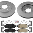 Front AmeriBRAKES Coated Disc Brake Rotors Pads for Ford F150 2009 6 Stud