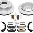 Rear AmeriBRAKES Coated Disc Brake Rotors Pads for Ford F150 2004-2011 6 Stud