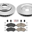 Front AmeriBRAKES Coated Disc Brake Rotors Pads for Jeep Wrangler 2007-2017