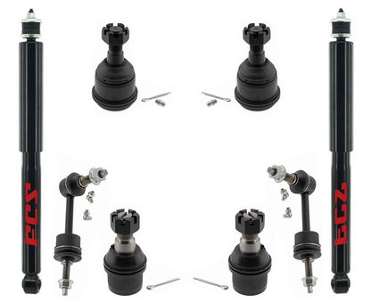 Front Shocks Tie Rods Ball Joints & Links For RAM 2500 2014-2022 / 3500 14-2022