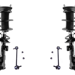 Conjunto de puntales delanteros completos y enlaces de barra estabilizadora para Mazda 3 2014-2018