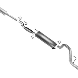 Sistema de escape de tubo de cola de silenciador resonador para F150 11-14 3.7L 157