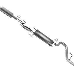 Sistema de escape de tubo de cola de silenciador resonador para F150 11-14 3.7L 145