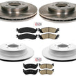 Front & Rear Rotors & Ceramic Pads 6Pc Kit For 2006-10 Ford Explorer Mountaineer