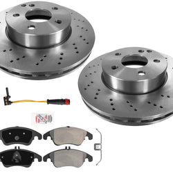 Front High Performance Carbon For Mercedes Benz C250 W/ Sport Package 2012-2015